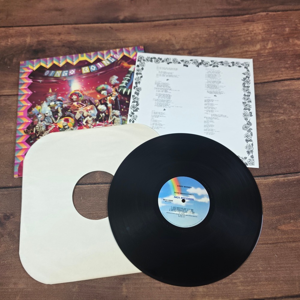 Oingo Boingo Dead Man's Party LP 12" Vinyl 1985 Good MCA-5665 Weird Science